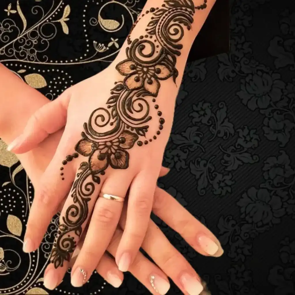Back Hand Mehndi
