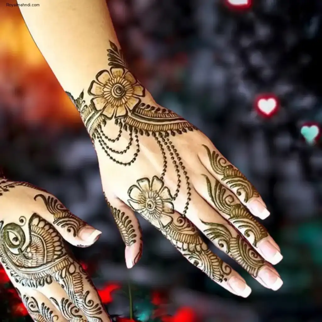 Back Hand Mehndi