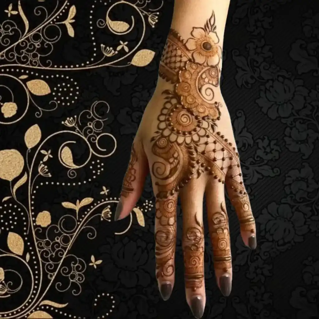 Back Hand Mehndi