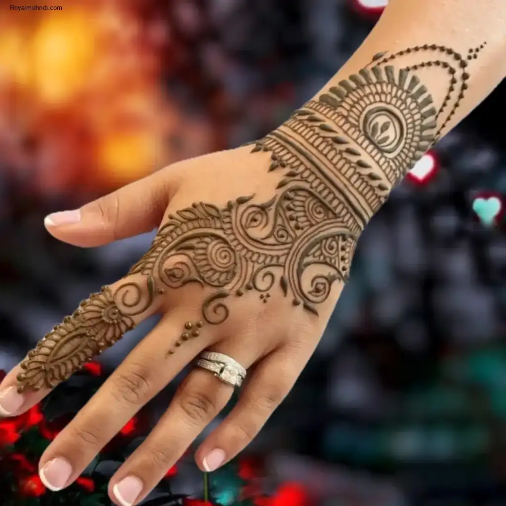 Back Hand Mehndi