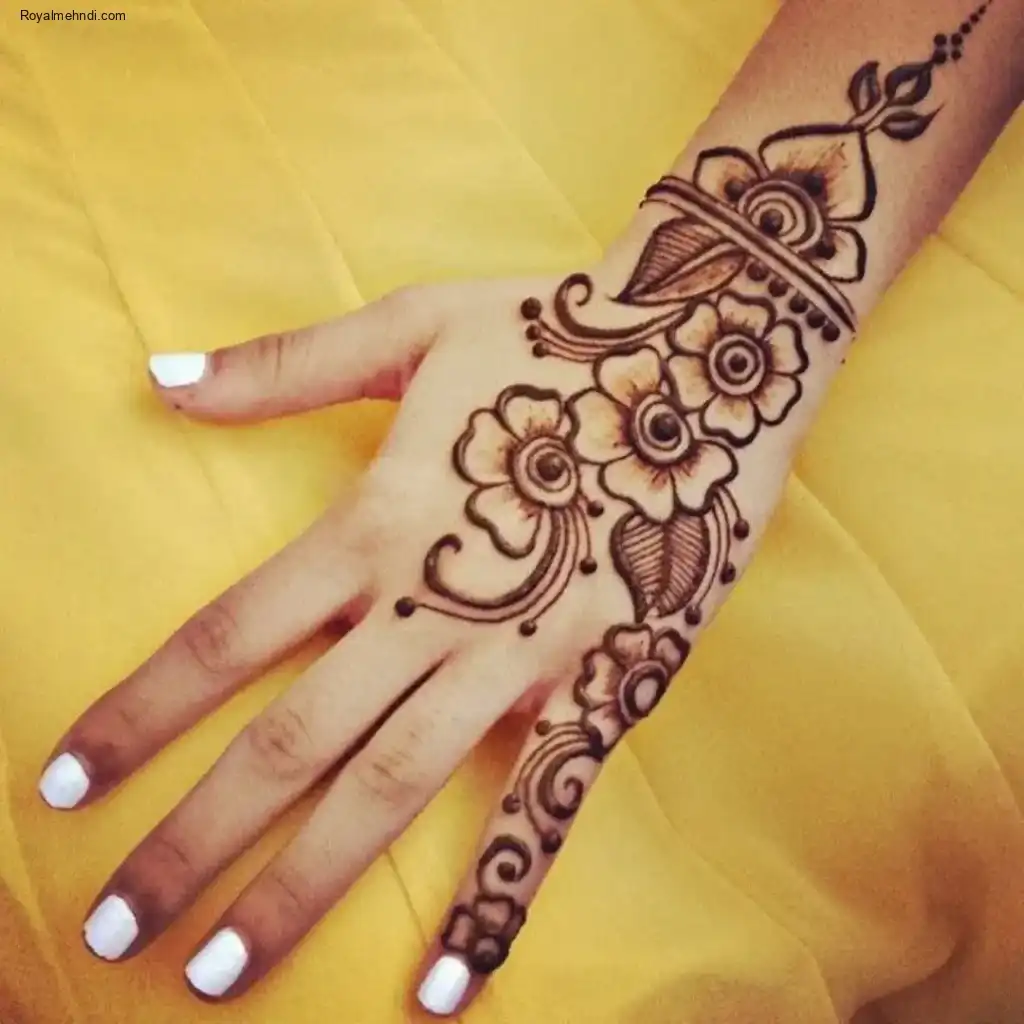 Back Hand Mehndi