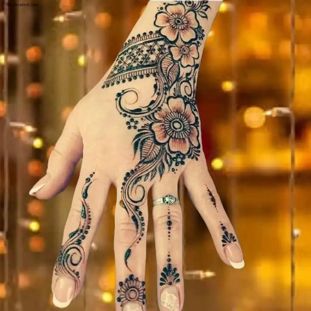 Back Hand Mehndi