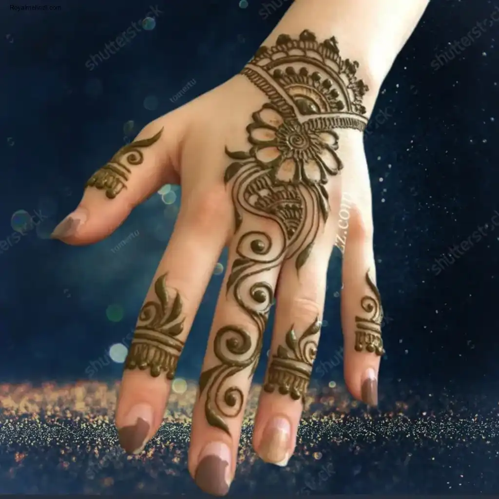 Back Hand Mehndi