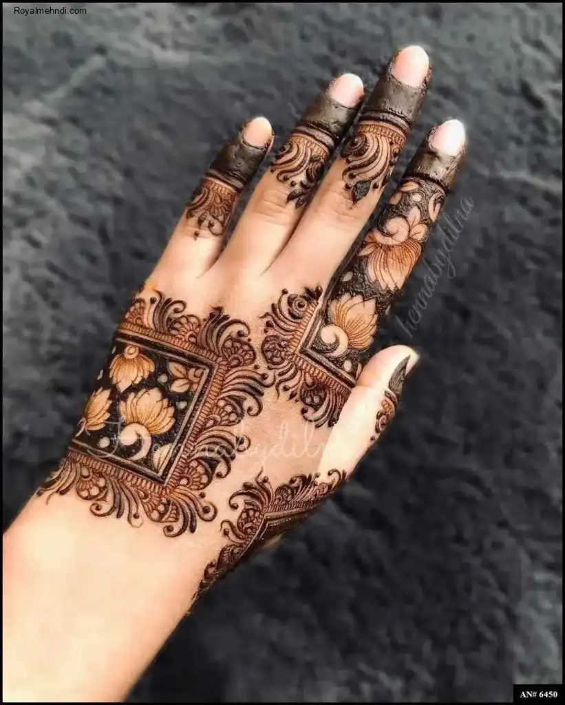 Back Hand Mehndi