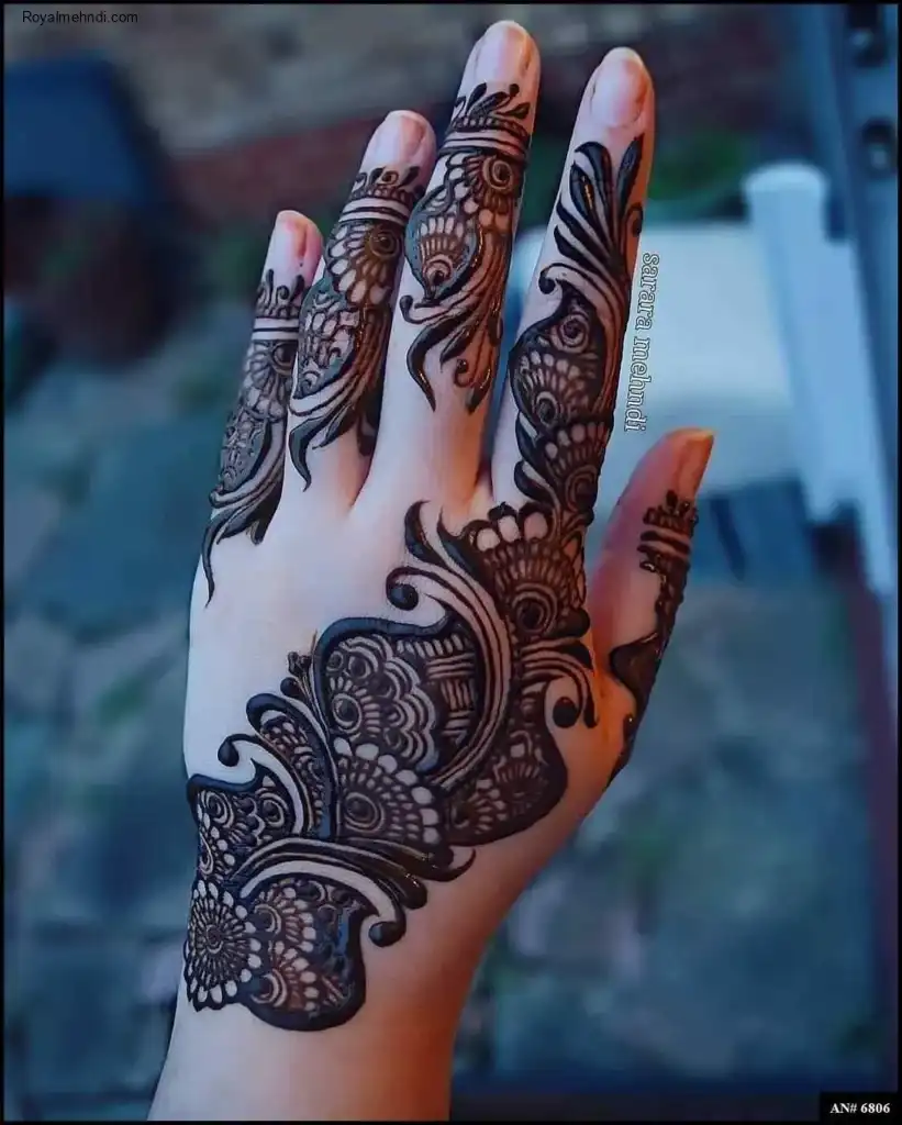 Back Hand Mehndi