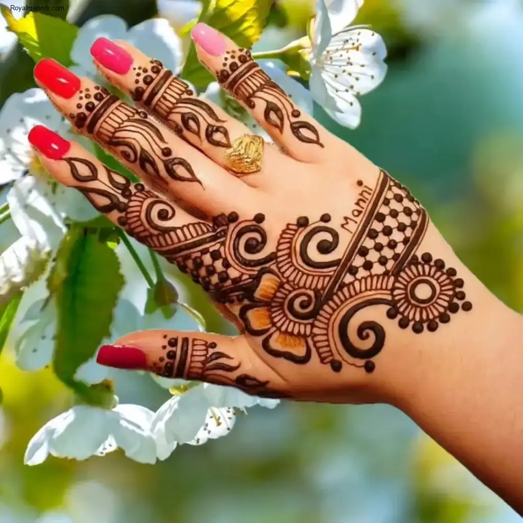 Back Hand Mehndi
