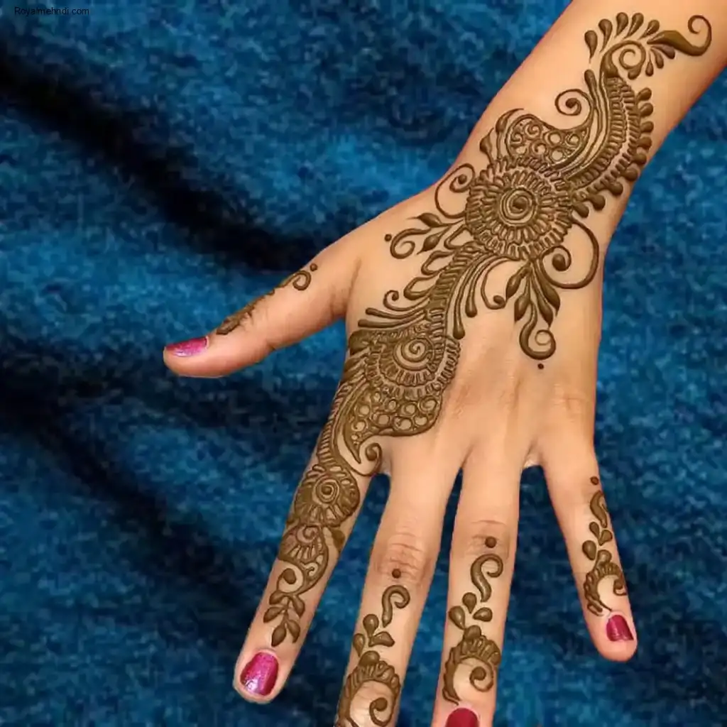 Back Hand Mehndi