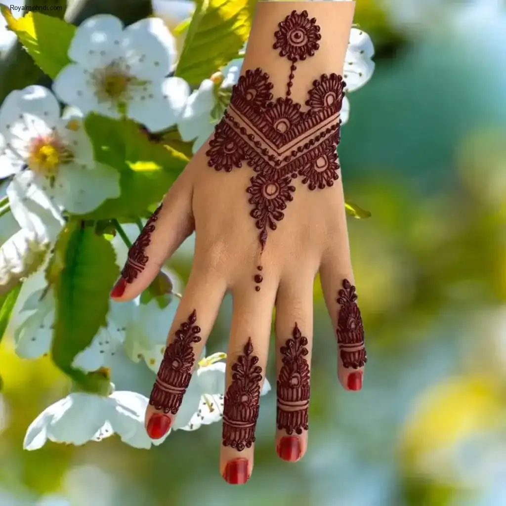 Back Hand Mehndi