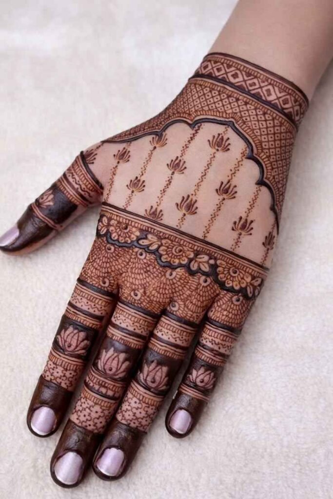 Backhand Pakistani Mehndi Design