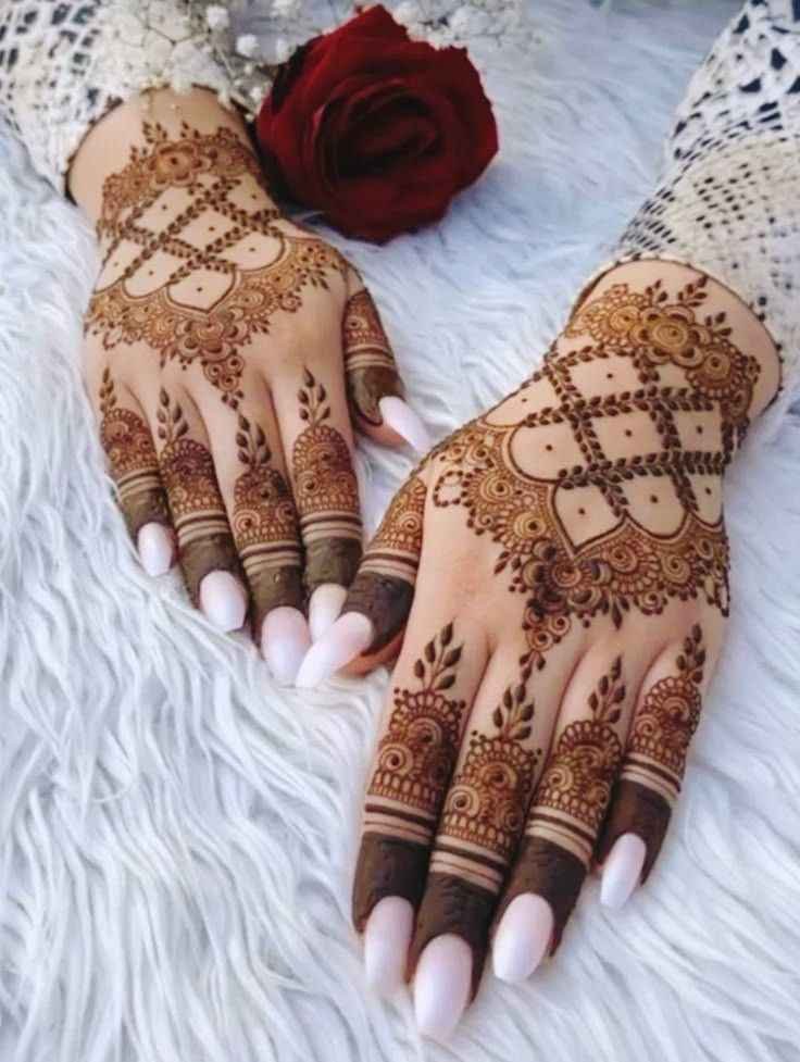 Lace Pakistani Mehendi Design