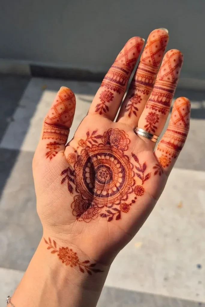 Palm Mehndi Designs