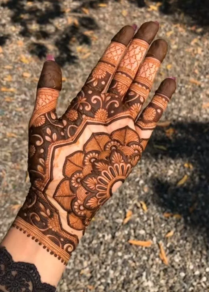 Palm Mehndi Designs