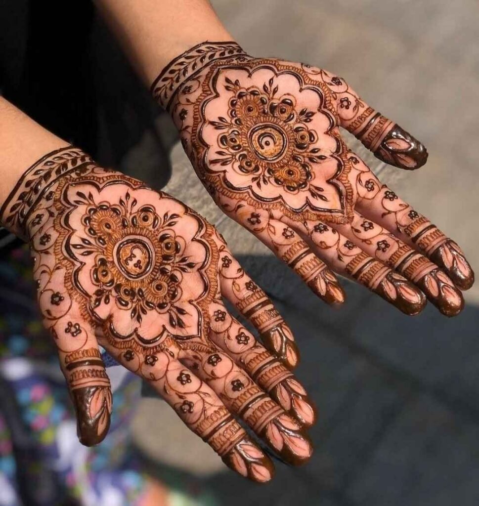 Rose Pakistani Mehandi Design E