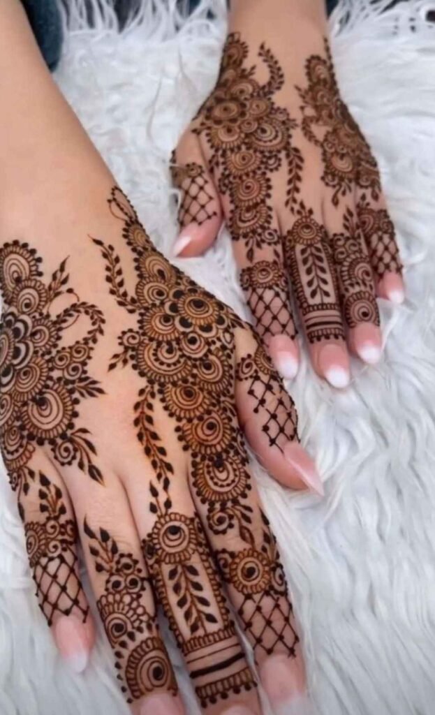 Sectional Mehendi Design