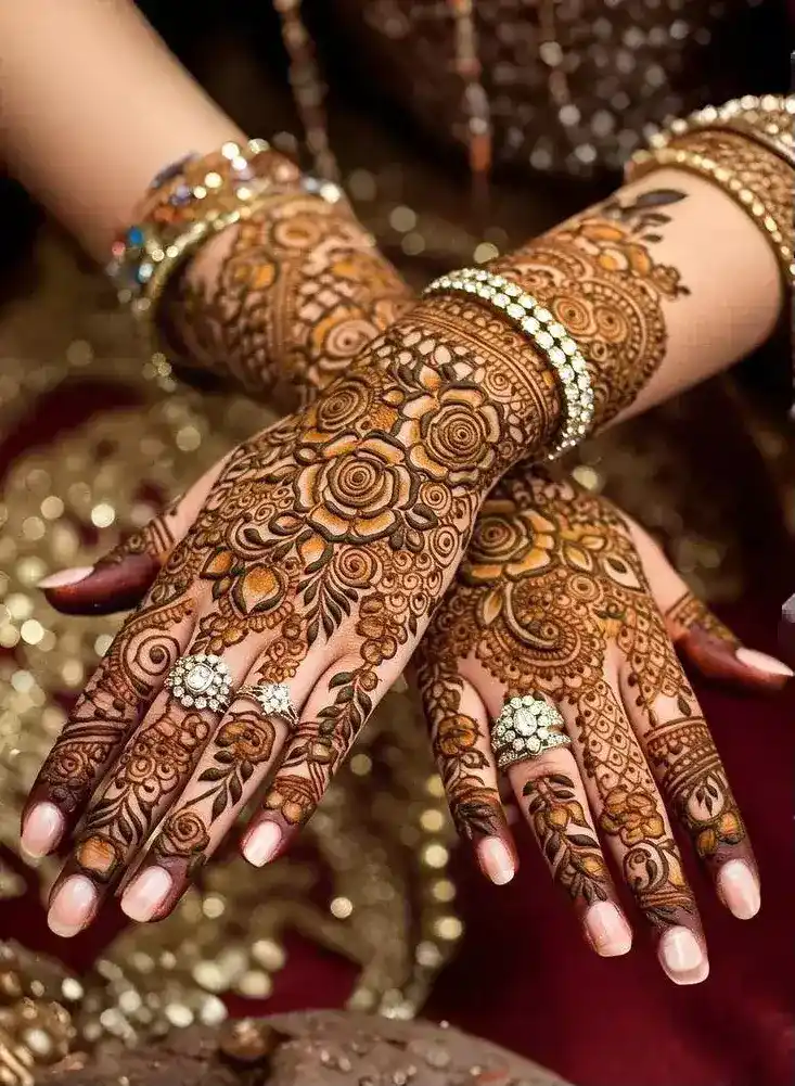 Stylish Back Hand Mehndi Designs