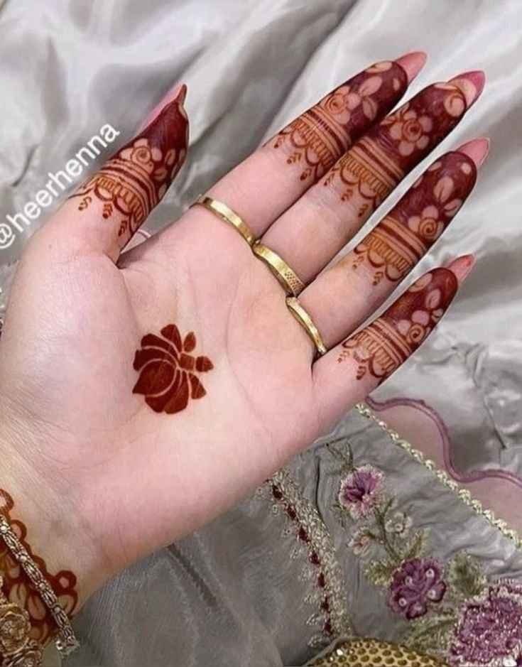 Pakistani Mehndi Designs Front Hand