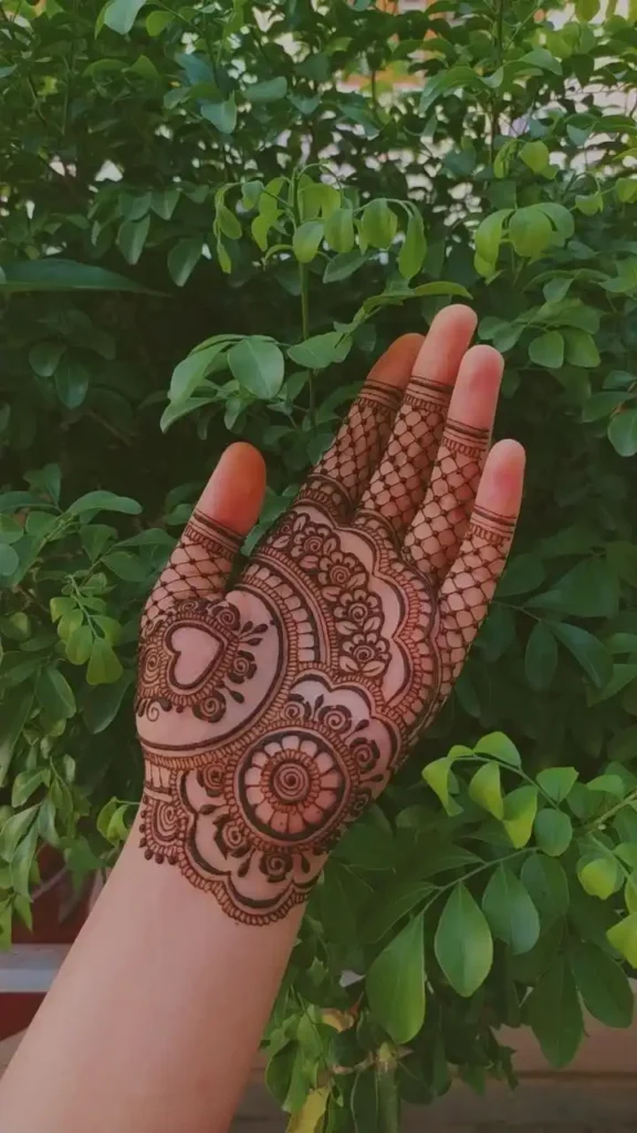 Front Full Hand Mehndi Design