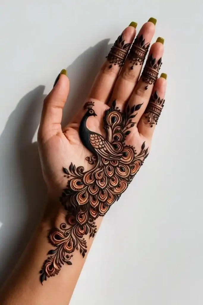 Front Full Hand Mehndi Design