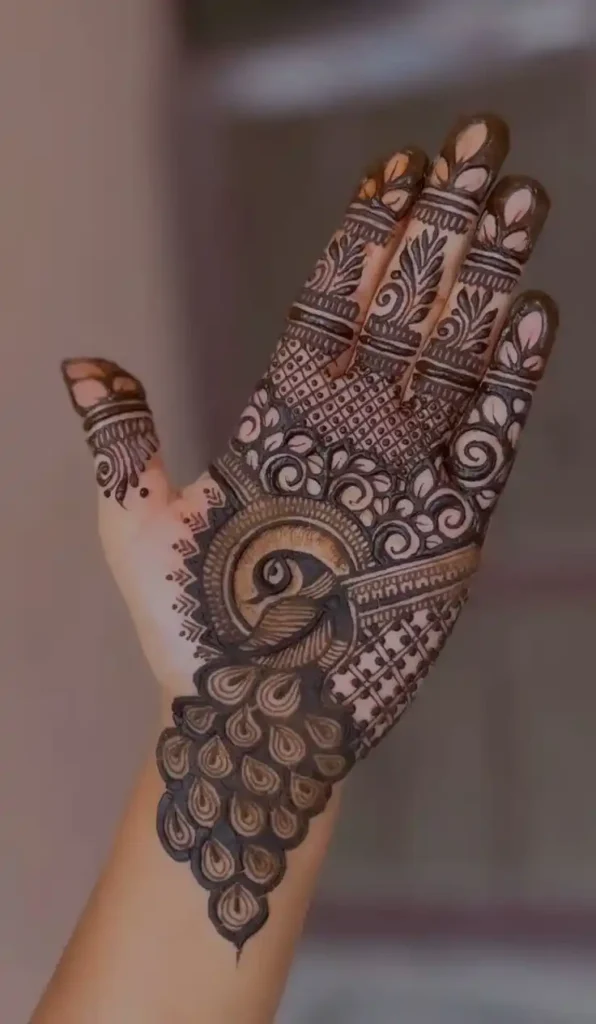Front Full Hand Mehndi Design