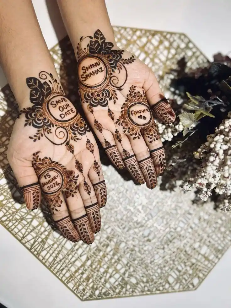 Front Full Hand Mehndi Design