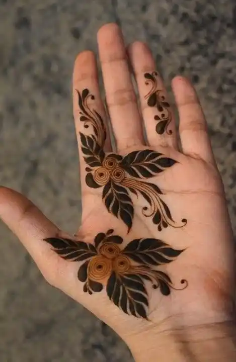 Front Full Hand Mehndi Design