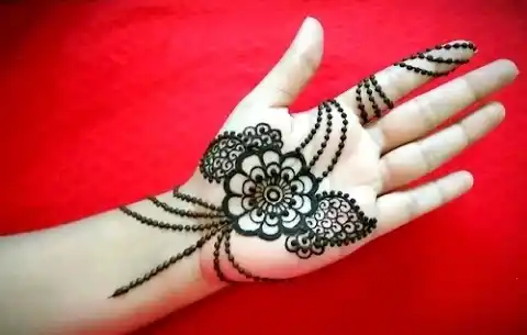 Front Full Hand Mehndi Design