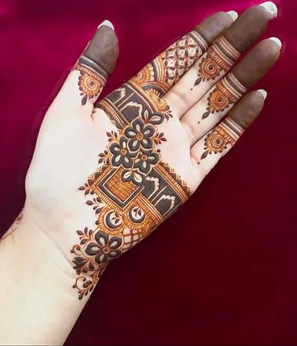 Front Hand Mehndi Design