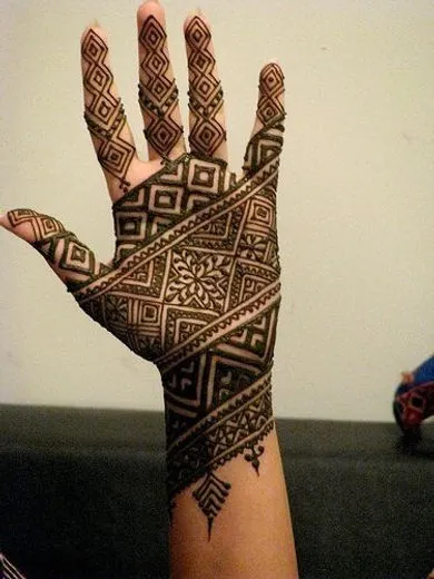 Front Hand Mehndi Design