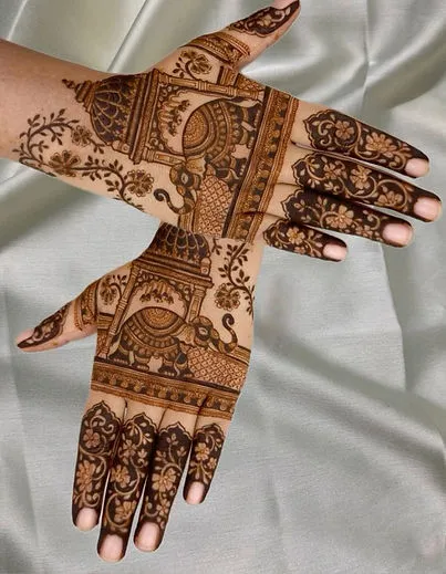 Front Hand Mehndi Design