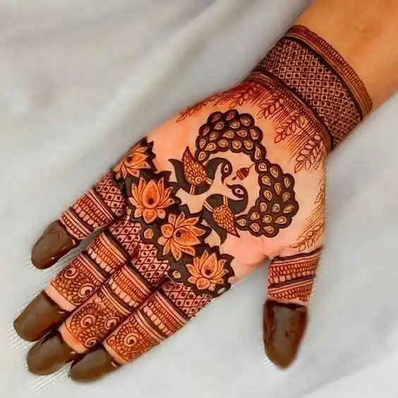 Front Hand Mehndi Design