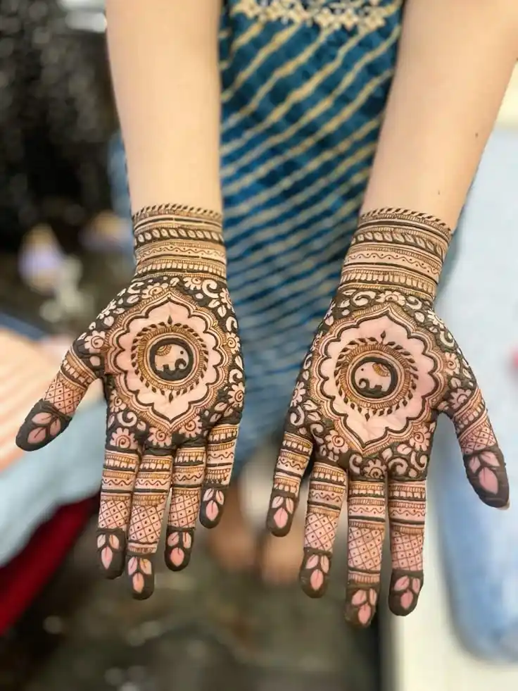 Front Hand Mehndi Design