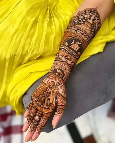 Front Hand Mehndi Design