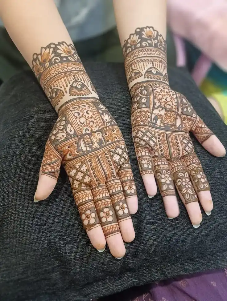 Front Hand Mehndi Design