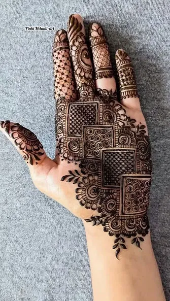 Front Hand Mehndi Design