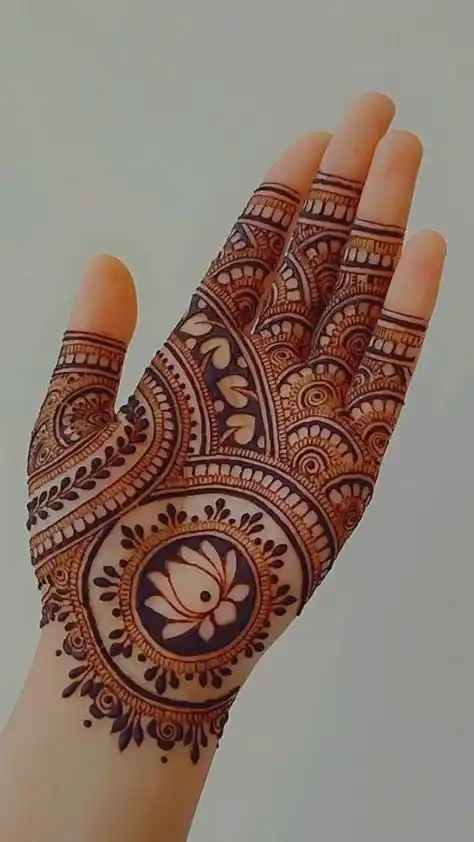 Front Hand Mehndi Design