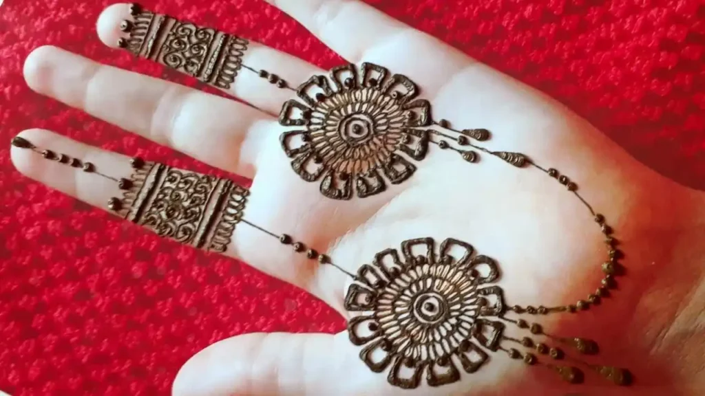 Front Hand Mehndi Design