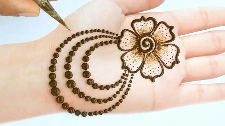 Front Hand Mehndi Design