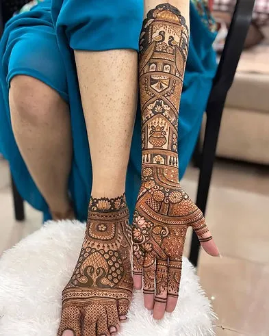 Front Hand Mehndi Design