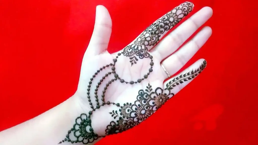 Front Hand Mehndi Design