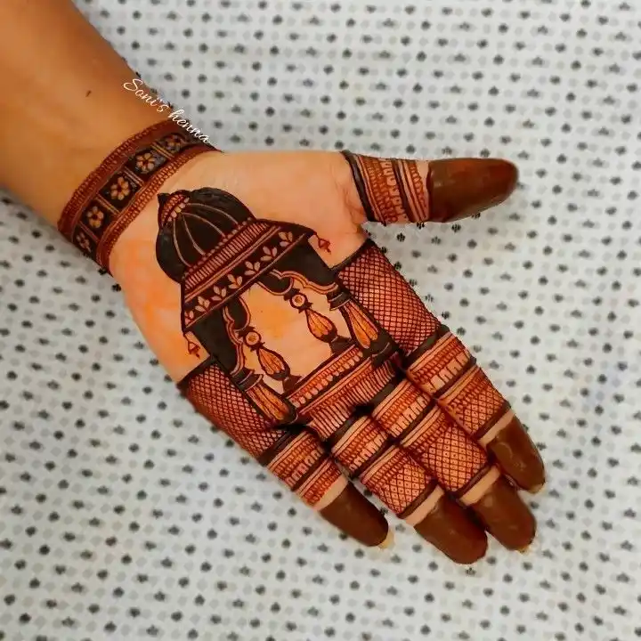 Front Hand Mehndi Design