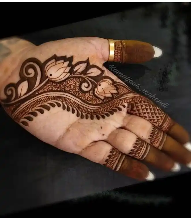Front Hand Mehndi Design