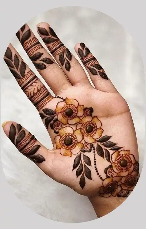 Front Hand Mehndi Design