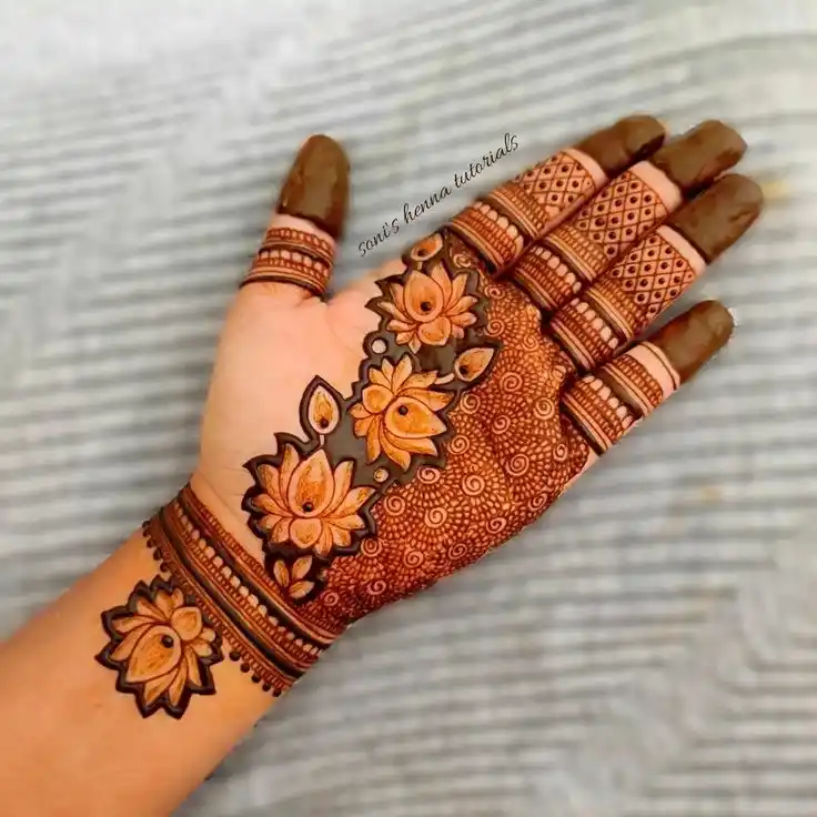 Front Hand Mehndi Design