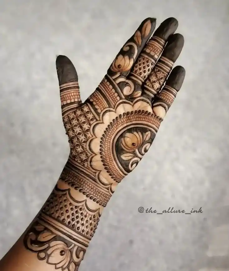 Front Hand Mehndi Design