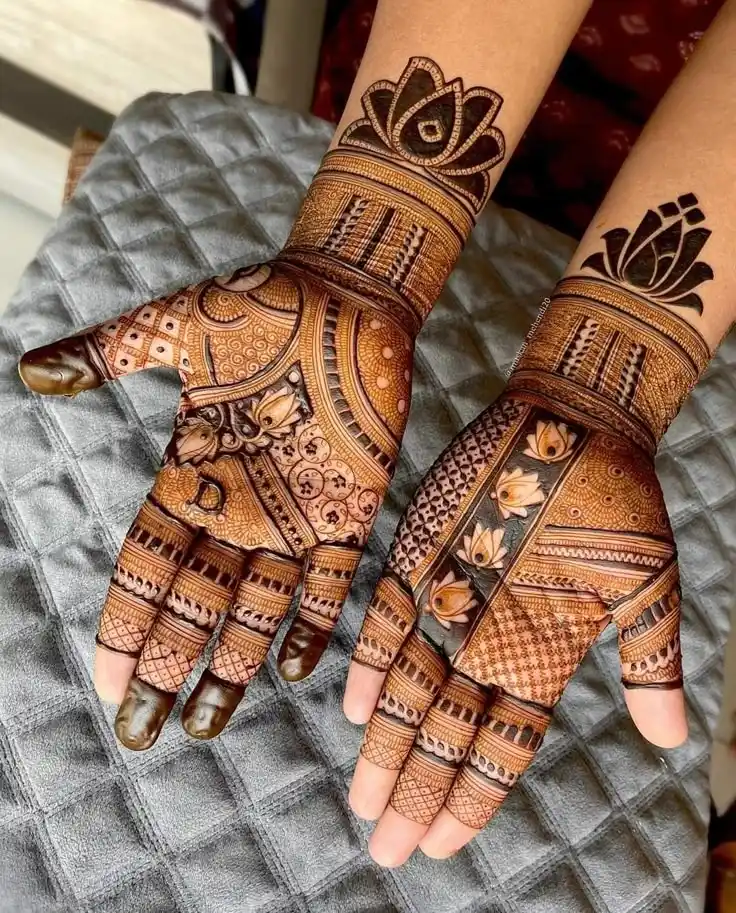 Front Hand Mehndi Design
