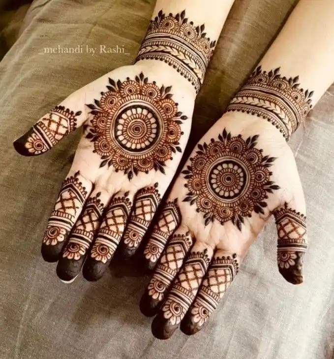 Front Hand Mehndi Design