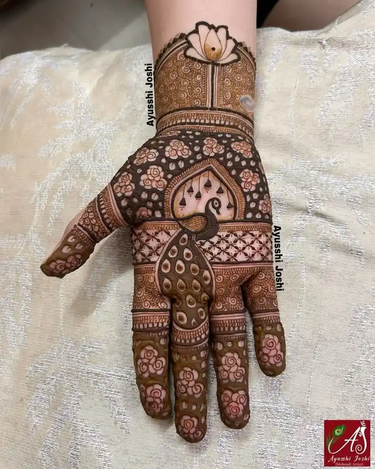 Front Hand Mehndi Design