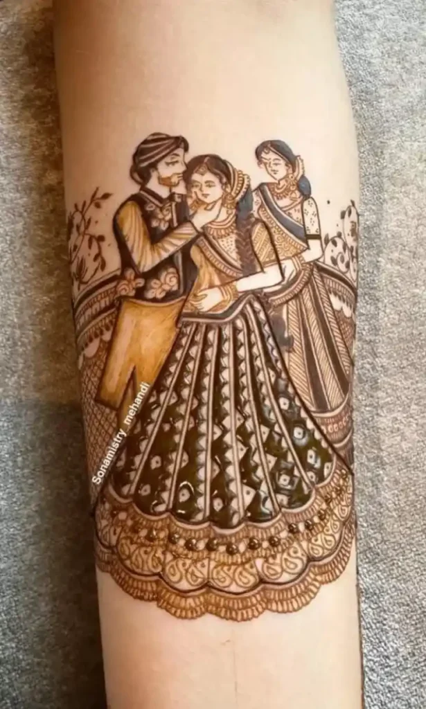 Front Hand Mehndi Design