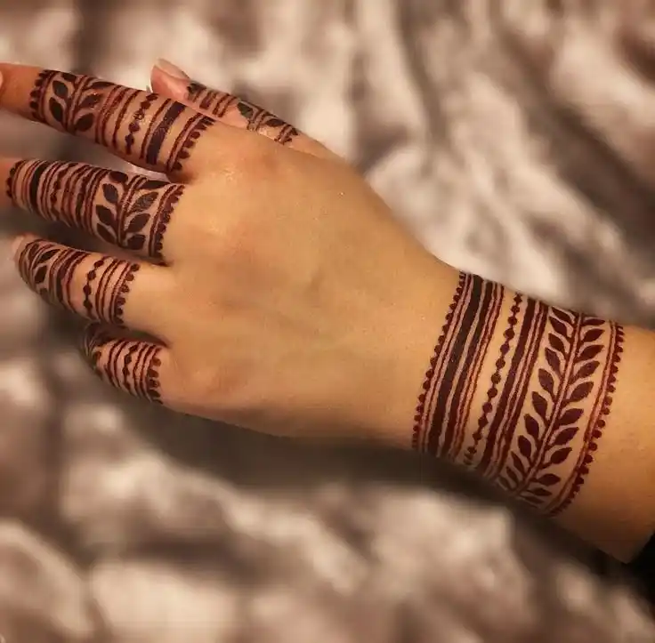 Front Hand Mehndi Design