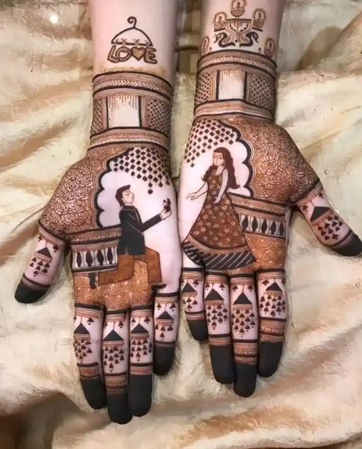 Front Hand Mehndi Design